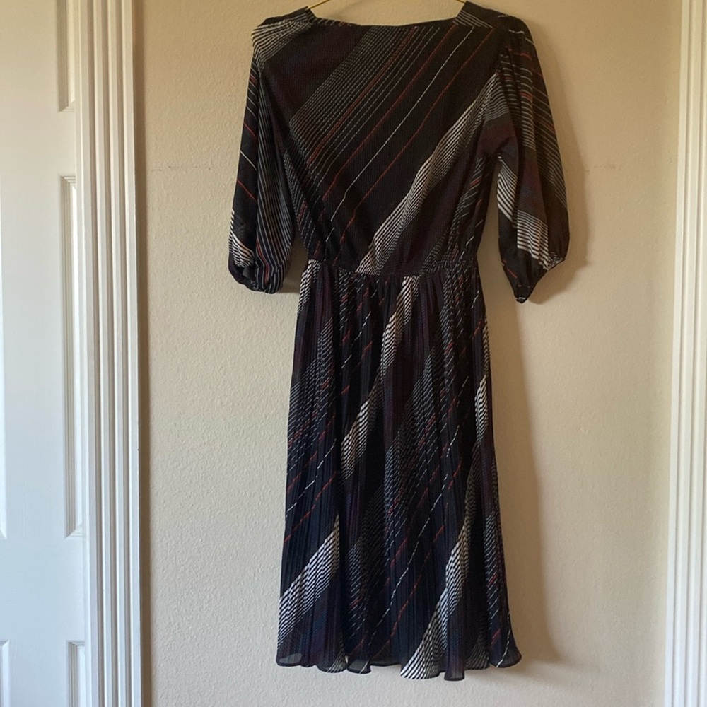 Vintage 80s Sheer midi dress *It’s A Lehigh* Small (?) Black